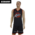 Uniforme de basket-ball personnalisé par sublimation d&#39;équipe